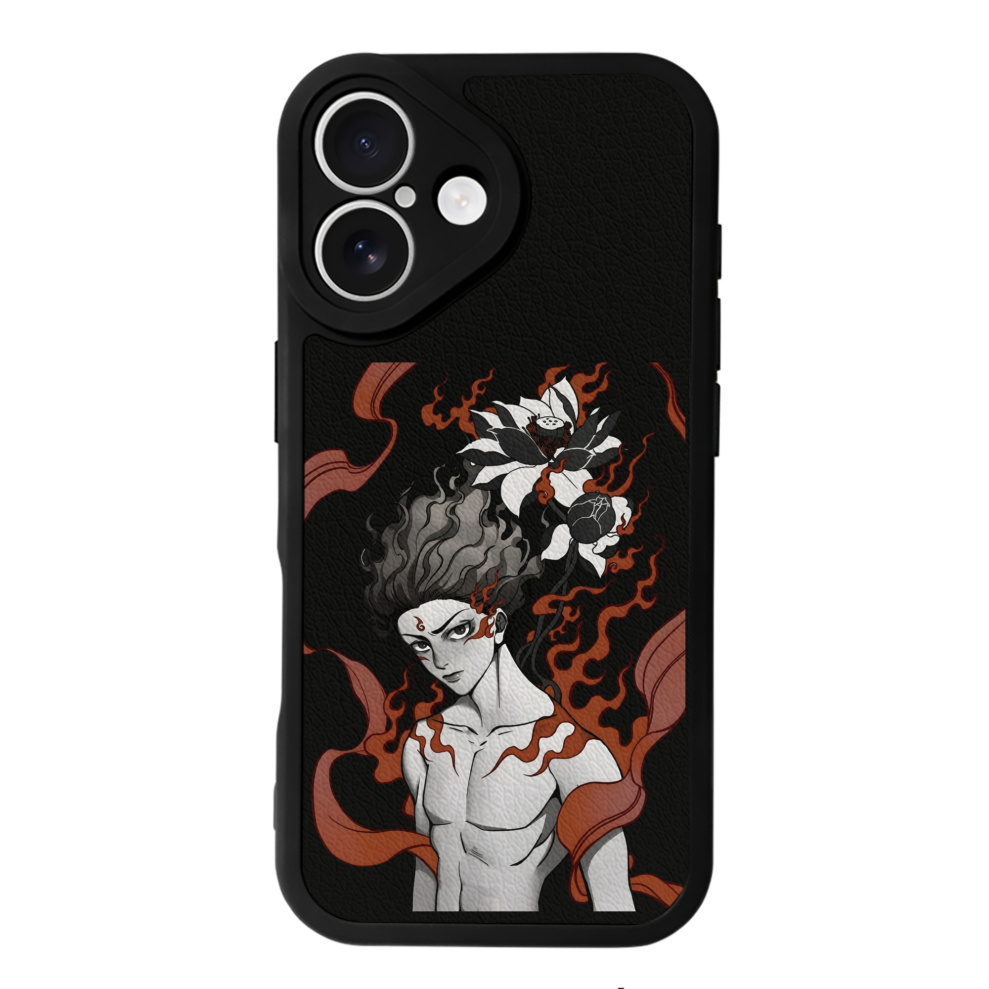 （画像用） Ne Zha 2 ナタ 魔童の大暴れ 【iPhone 16シリーズ対応】シリコンスマホケース（レザー調） 材質：シリコン
